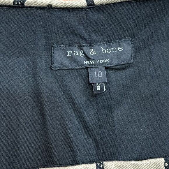 NWOT Rag & Bone Lorie Windowpane Print Flare Dress 10 - Picture 10 of 15